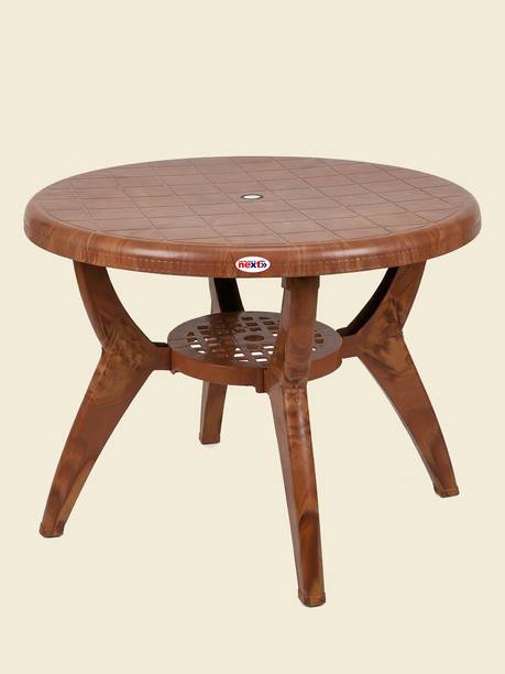 next NPPL NEPTUNE Heavy Duty Multipurpose Center Table for Home, Garden, Balcony & Outdoor Plastic 4 Seater Dining Table
