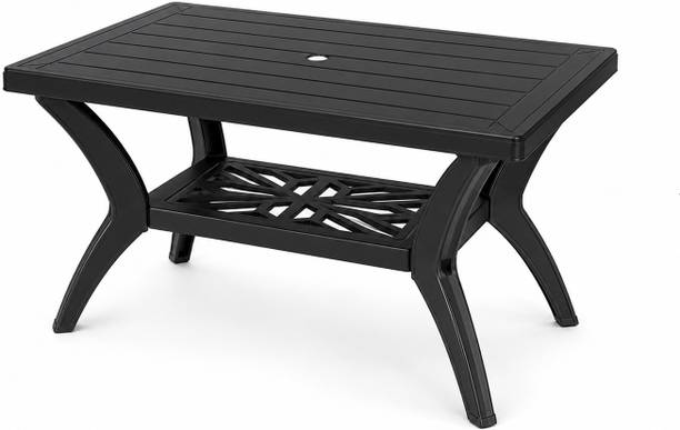 SRI GAYATHRI POLYMERS Plastic Table for Home|Outdoor&Indoor coffe Table|Table for Balcony,Garden,Patio Plastic 4 Seater Dining Table