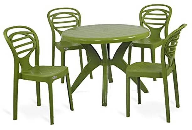 Supreme Oak With Marina Circular Dining Table 4 Seater Plastic 4 Seater Dining Table