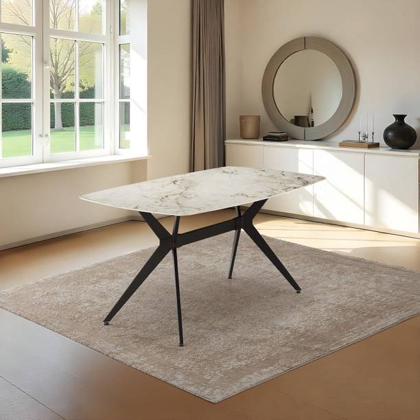Wakefit Baklava Metal 6 Seater Dining Table