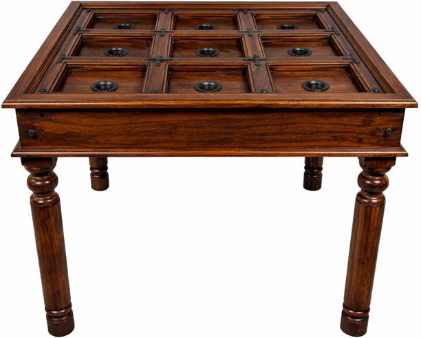 Shree Girnar INC Classy Moldy Dining Table Solid Wood 4 Seater Dining Table