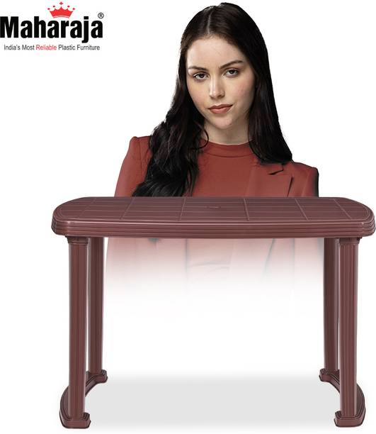 MAHARAJA Dining Table for Home Offices and Restaurant | Outdoor Table Plastic 4 Seater Dining Table