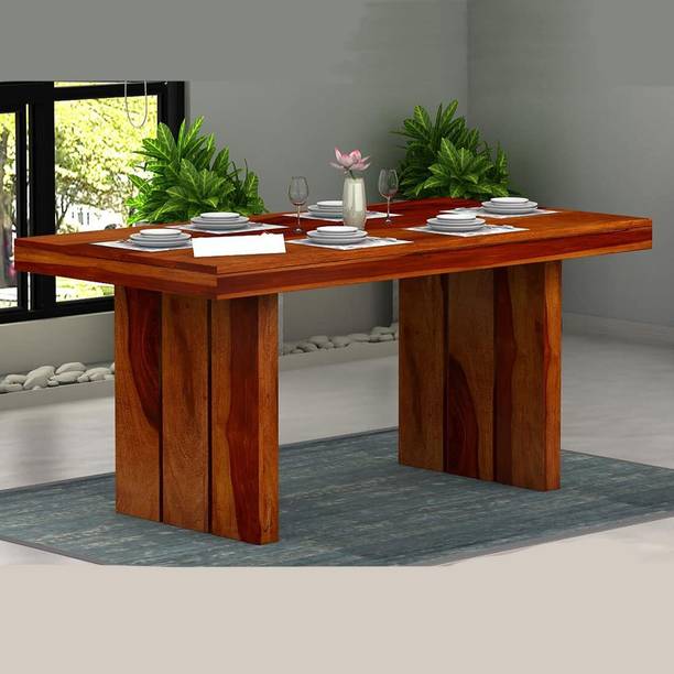 Kendalwood Furniture Premium Dining Room Furniture Wooden Dining Table Solid Wood 6 Seater Dining Table