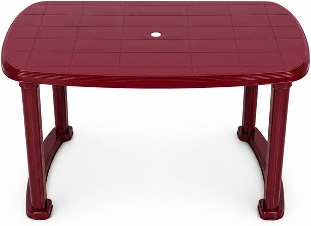 SRI GAYATHRI POLYMERS Plastic Dining Table for Home & Outdoor Use|Multipurpose Table for Garden & Cafe Plastic 4 Seater Dining Table