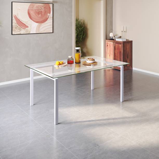 Godrej Interio Atlas Metal 6 Seater Dining Table