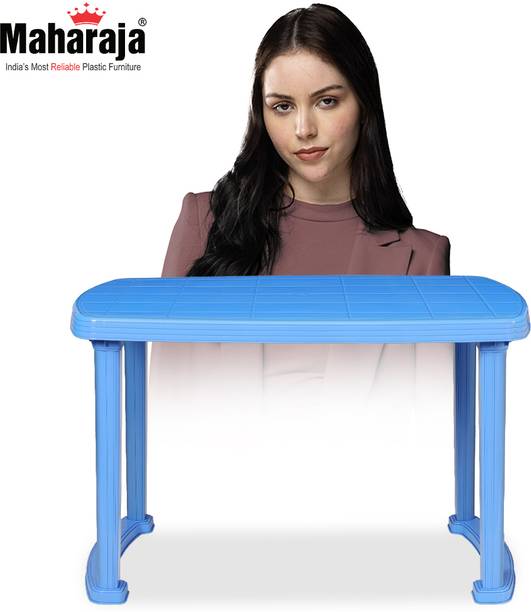 MAHARAJA Dining Table for Home Offices and Restaurant | Outdoor Table Plastic 4 Seater Dining Table