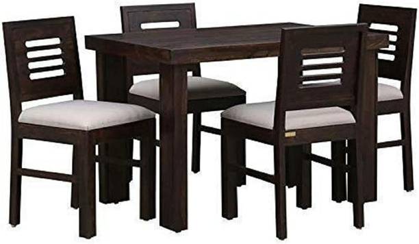 LALITA HANDICRAFT Sheesham Wood Solid Wood 4 Seater Dining Set| Dining Table Solid Wood 4 Seater Dining Table