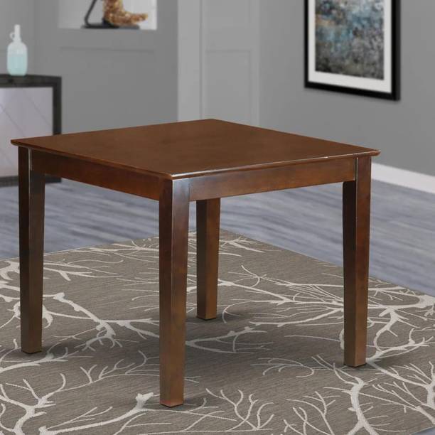 Craftsline Craftsline 32" Square Wooden Dining Table/Small Mid Century Modern Solid Wood 4 Seater Dining Table