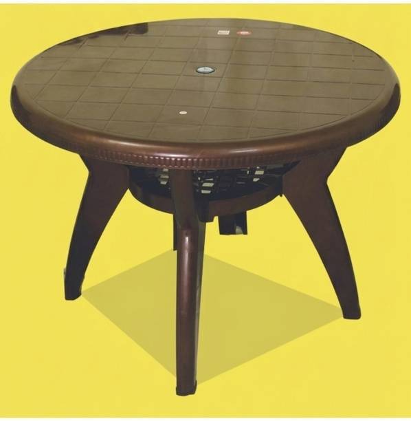AAMROSE Plastic 4 Seater Dining Table
