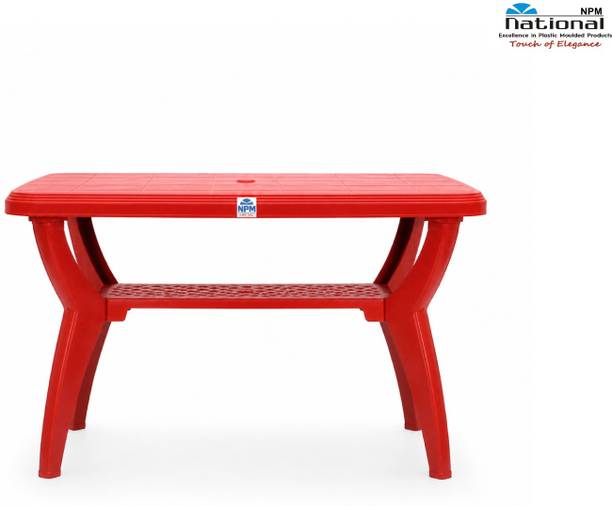 NPM NATIONAL MAHARAJA Premium Plastic Center Table for Living Room, Balcony & Garden Plastic 4 Seater Dining Table
