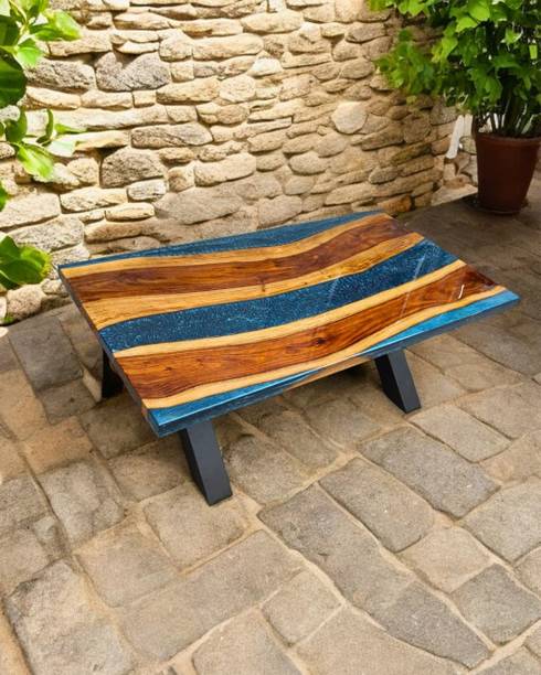 epoxytable Solid Wood 1 Seater Dining Table