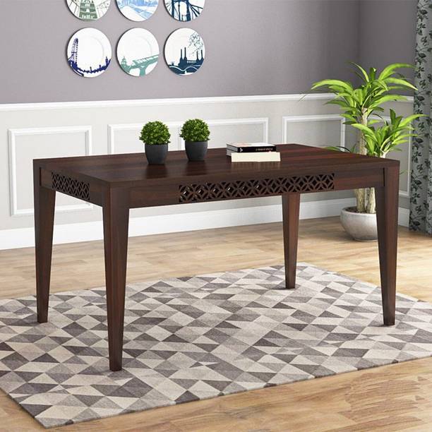 Mooncraft Furniture Solid Wood 6 Seater Dining Table