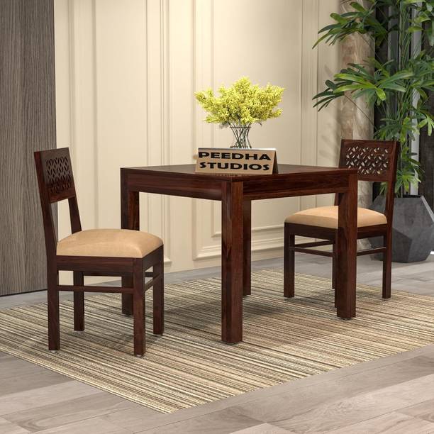 Peedha Studios Solid Wood 2 Seater Dining Table