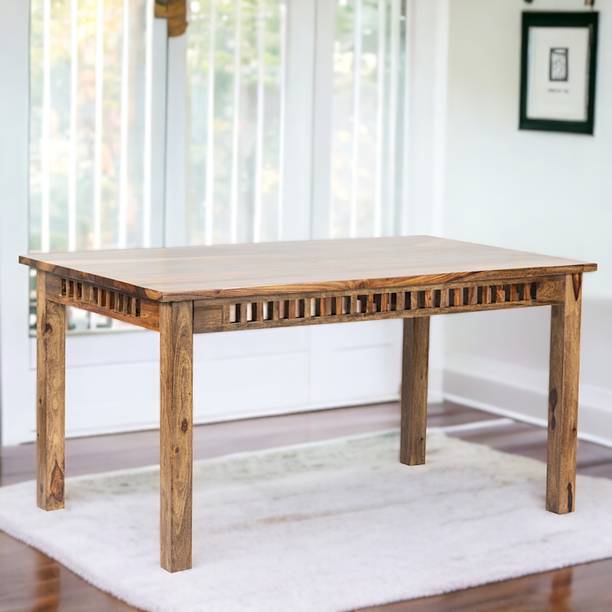Flipkart Perfect Homes Rosewood ( Sheesham ) Solid Wood 4 Seater Dining Table