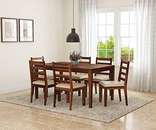 SHRI RAM ENTERPERISES Fabric 6 Seater Dining Table