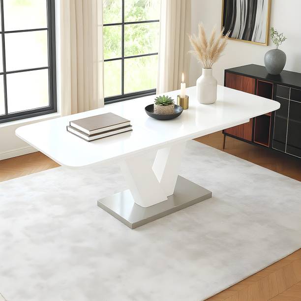 Wakefit Eizo Metal 8 Seater Dining Table