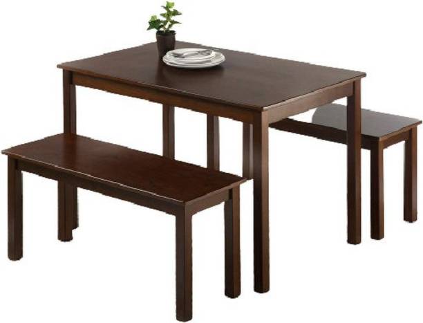 Worldwood Solid Wood 4 Seater Dining Table