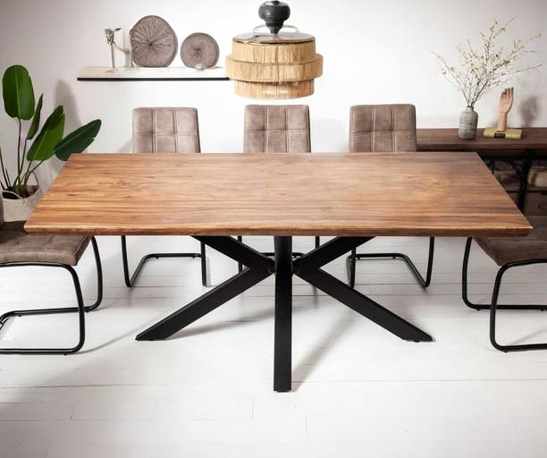 JODHPUR DECOR Solid Wood 6 Seater Dining Table
