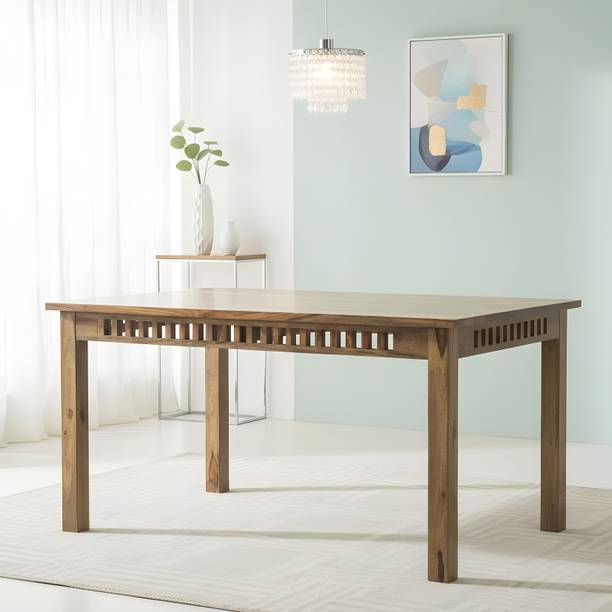 Flipkart Perfect Homes Rosewood ( Sheesham ) Solid Wood 4 Seater Dining Table