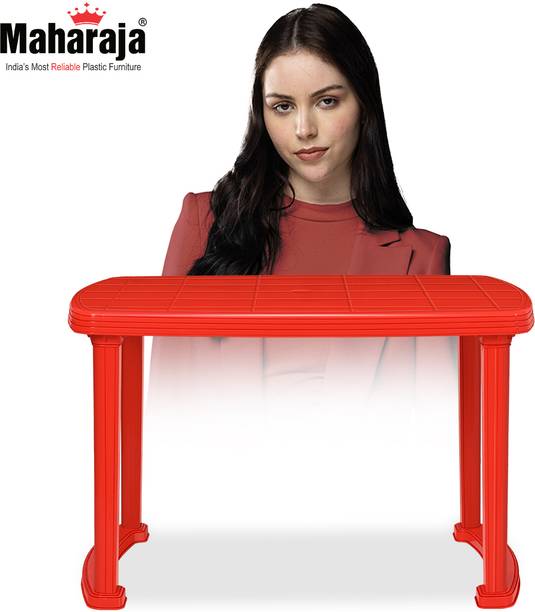 MAHARAJA Dining Table for Home Offices and Restaurant | Outdoor Table Plastic 4 Seater Dining Table