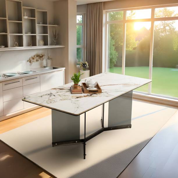 Wakefit Romesco Metal 6 Seater Dining Table