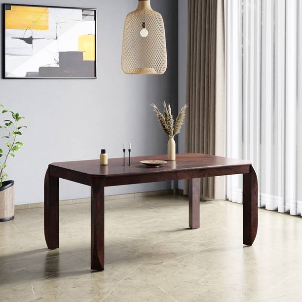 Godrej Interio Premio Solid Wood 6 Seater Dining Table