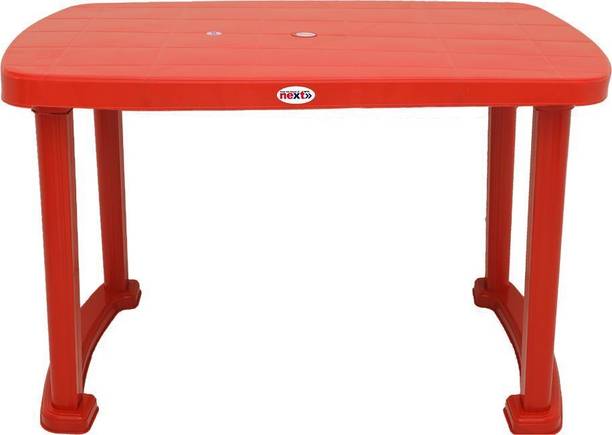 next NPPL FLORA Multipurpose Plastic Dining Table |Rectangular Table for Kitchen & Outdoor Plastic 4 Seater Dining Table