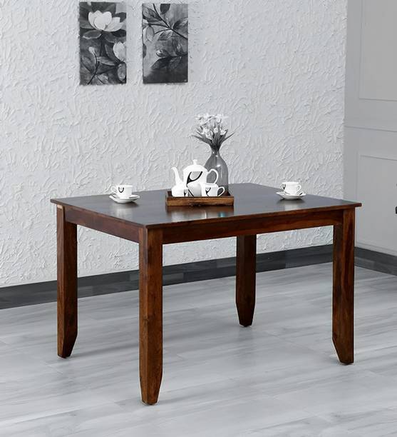 Vinod Furniture Solid Sheesham Wood Four Seater Dining Table For Dining Room | Solid Wood 4 Seater Dining Table