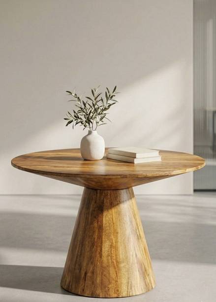 wood ghar premium dining table Solid Wood 6 Seater Dining Table