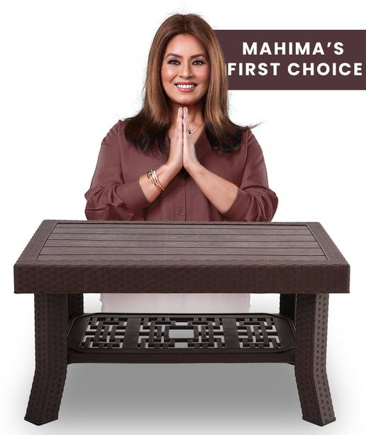 MAHARAJA Polo Plastic Table for Home Plastic Center Table for Living Room Plastic table Plastic 4 Seater Dining Table
