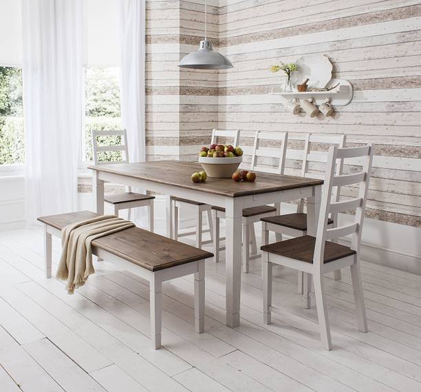 APRODZ original Metal 8 Seater Dining Table