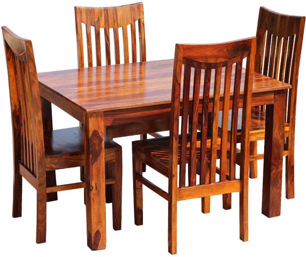 HavenzHome Solid Wood 4 Seater Dining Table