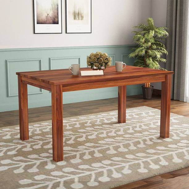 Mooncraft Furniture Solid Wood 6 Seater Dining Table