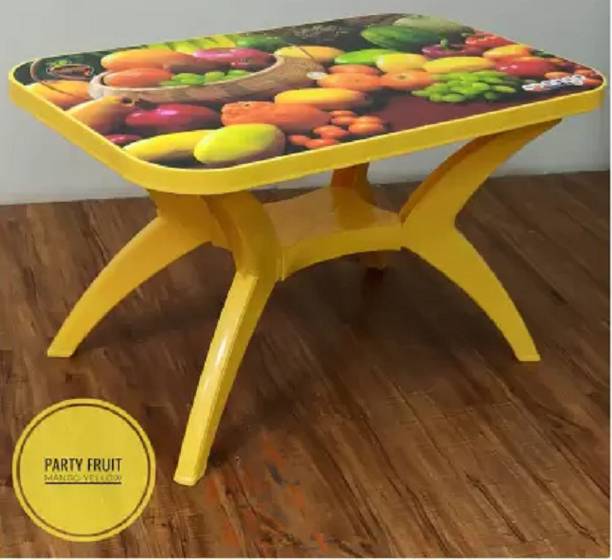 MSR MANGO Plastic 4 Seater Dining Table