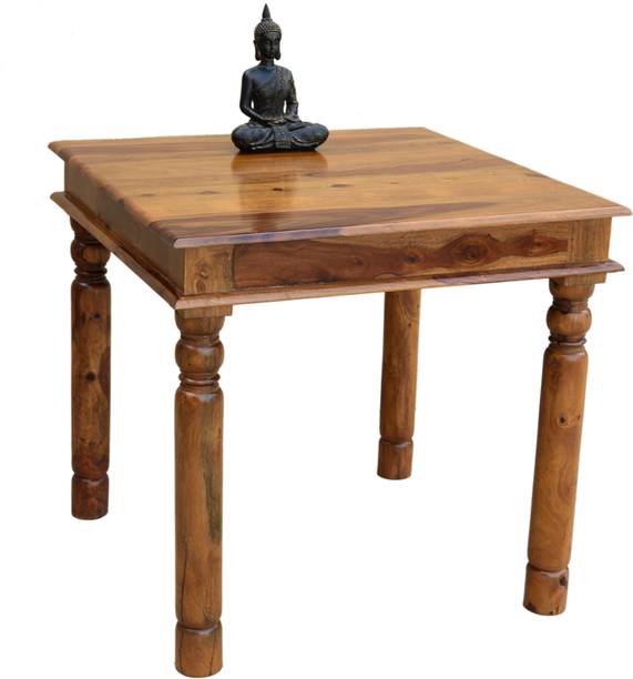 o my furniture omf-dt-1049 Solid Wood 4 Seater Dining Table