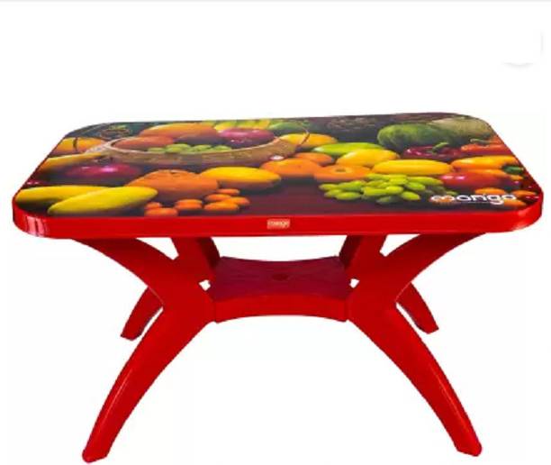 MSR MANGO Plastic 4 Seater Dining Table