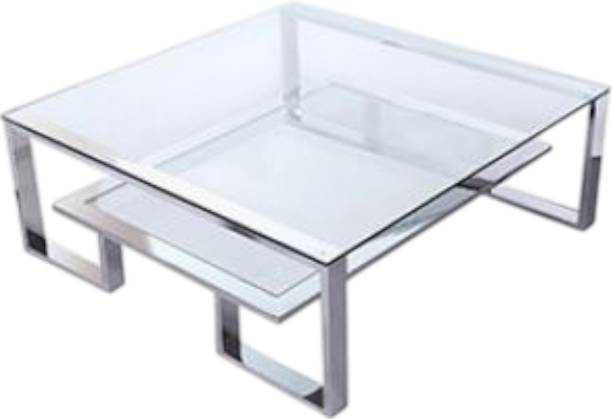 Samsurthi SS Glass 4 Seater Dining Table