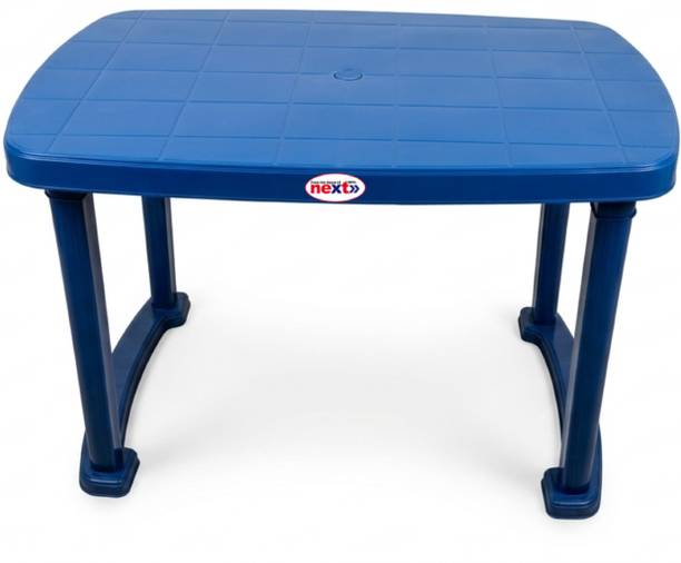next NPPL FLORA Plastic Dining Table | Utility Table for Kitchen, Garden & Canteens Plastic 4 Seater Dining Table