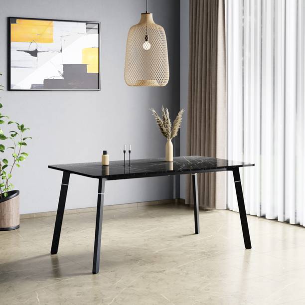 Godrej Interio Aclectic Engineered Wood 6 Seater Dining Table