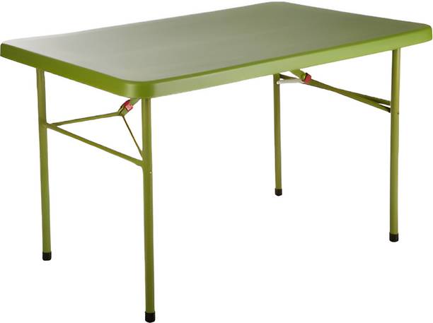 GHOSH & CO. SWISS RED Plastic 6 Seater Dining Table
