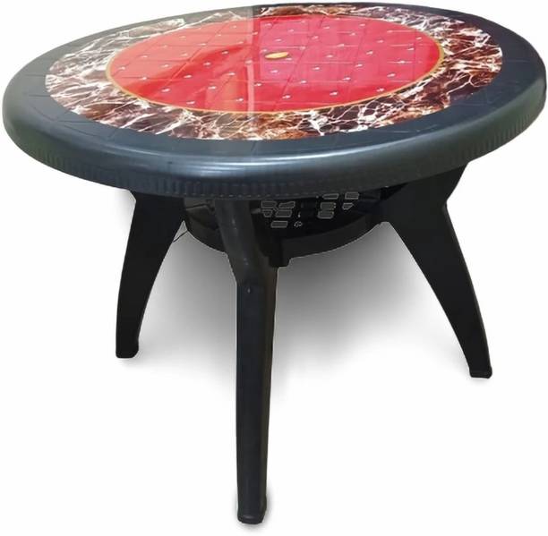 AAMROSE Plastic 4 Seater Dining Table