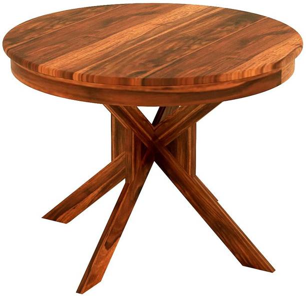 Green pearl Green pearl Solid Sheesham Wood Round Dinning Table Solid Wood 2 Seater Dining Table
