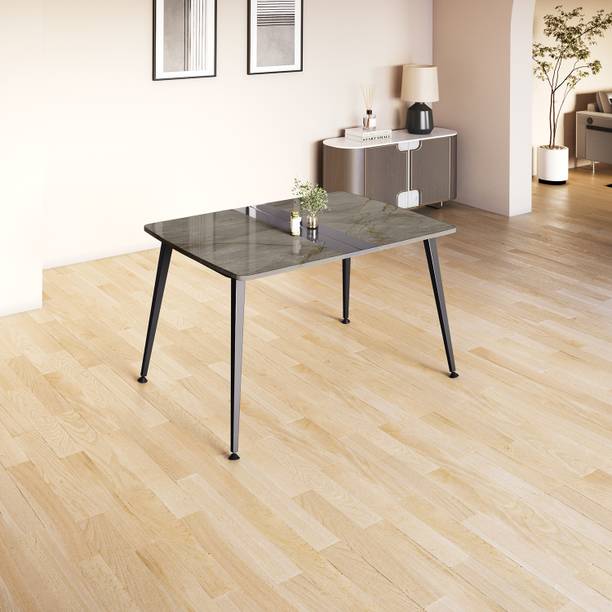 Interio by Godrej Dinex 4-to-6 Metal 6 Seater Dining Table