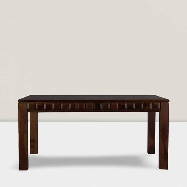 Angel Furniture Six seater Solid Wood 6 Seater Dining Table