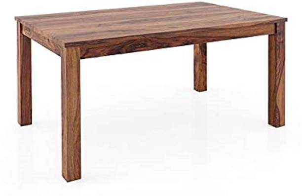 Ganpati Arts Sheesham Wood Dining Table With Chair For Dining Room/Office Solid Wood 6 Seater Dining Table