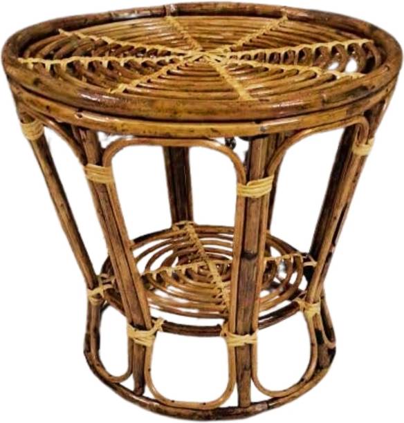 newway Success Furniture Bamboo Cane Coffee Table, Center Table for Living Room Cane 2 Seater Dining Table