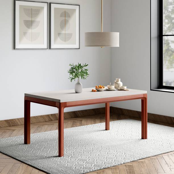 Godrej Interio Terrene Stone 6 Seater Dining Table