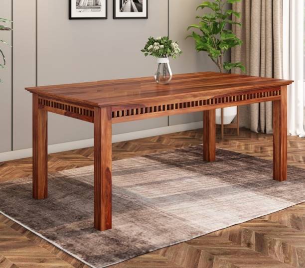 New Look Furniture Dining Room Furniture Solid Wood 6 Seater Dining Table