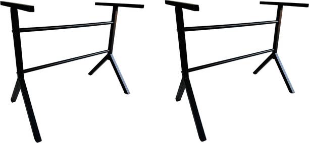 GOYALSON Iron stand Modular Furniture Folding Table Frame for Home Study, Dining Metal 4 Seater Dining Table