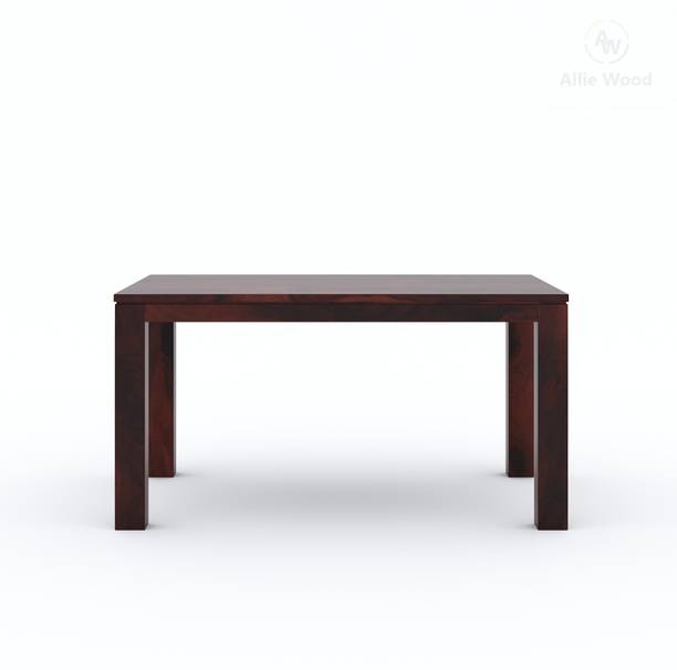 Allie Wood Rosewood ( Sheesham ) Solid Wood 6 Seater Dining Table